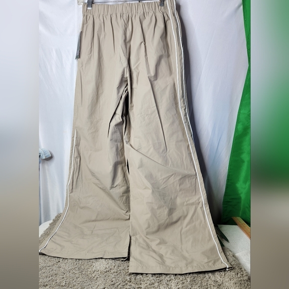 Women's Mid Rise Track Pants - Tan With White Dual Stripes - Wild Fable - XS - Picture 2 of 14